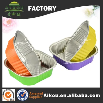 China wholesale smoothwall aluminum foil disposable cheesecake containers