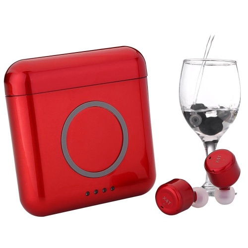portable Bluetooth earphone case with wireless charging