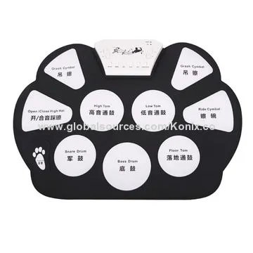 Konix Silicone Roll-up Drum Kit for Children