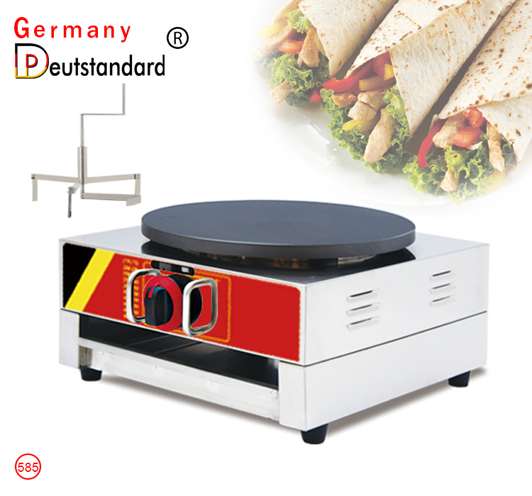 Single Gas Crepe Cake Making Machine