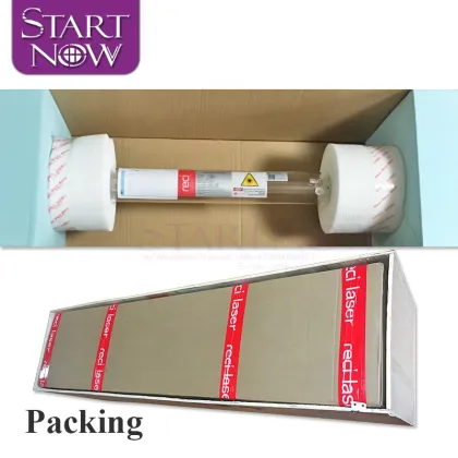 100W-130W CO2 Laser Tube for CO2 Cutting Machine - Reci T4 1400mm D65mm Laser Glass Lamp