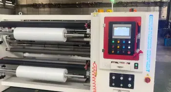 PE automatic slitting machine