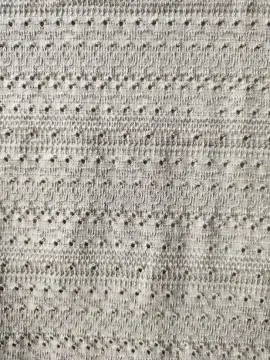 Cotton Poly Jacquard With holes
