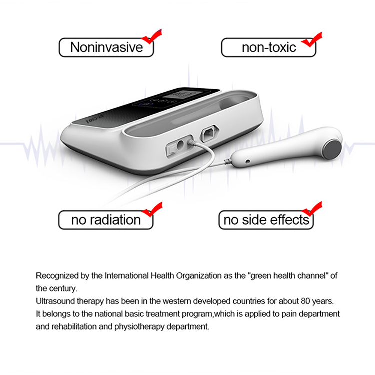 Pain Reduction Shockwave Ultrasound Therapy Machine