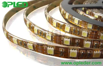 12v Ip65 Led Ribbon Lighting Strip , 5050smd Self Adhesive Led Strip For Home Use