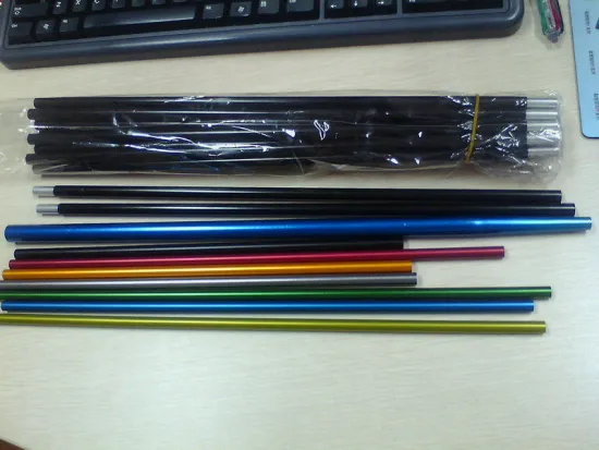 Lightweight Aluminium Poles For Tents ,oxidation Color Surface