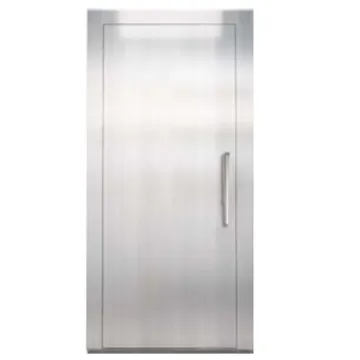 Stainless Steel Semi-automatic Elevator Door System Manual Door