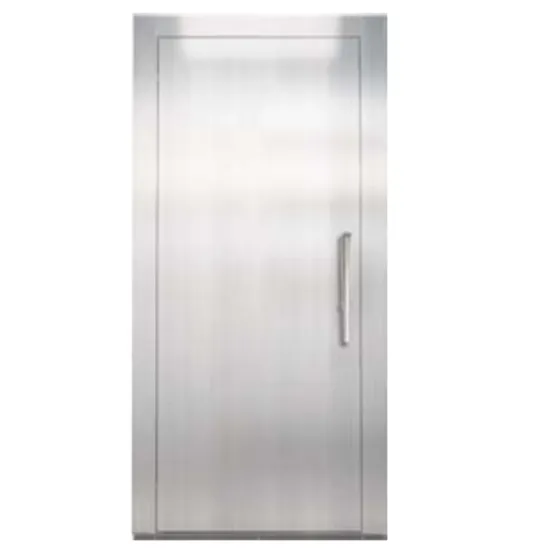 Stainless Steel Semi-automatic Elevator Door System Manual Door