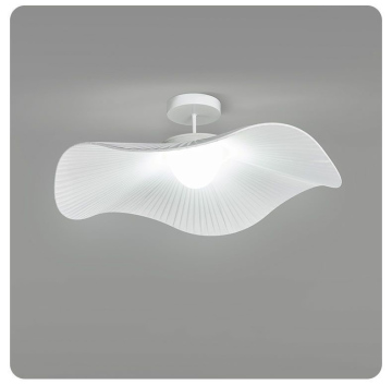Creative Flower Shape Fabric Ceiling Lamp for Living Room and Bedroom