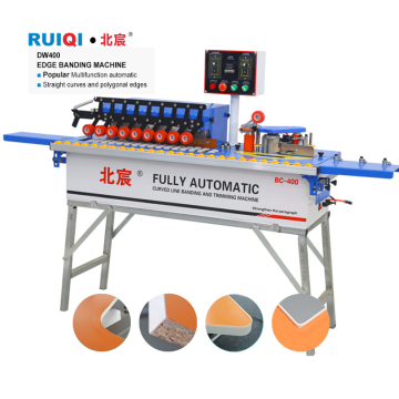 PVC Printing Economic Automatic Straight Line Bevel Banding Machine for MDF Furniture