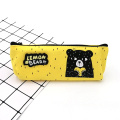 Lemon bear style canvas pencil case