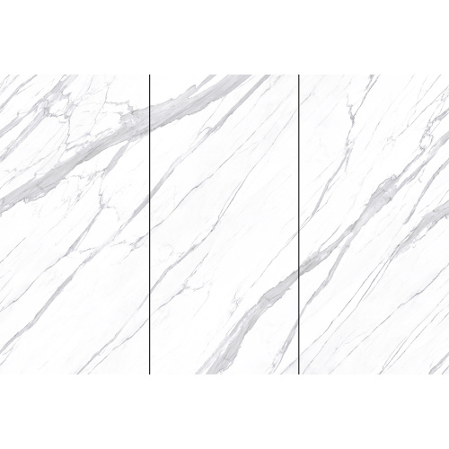 নকল মার্বেল গ্রীক মাছের পেট সাদা চকচকে পৃষ্ঠ