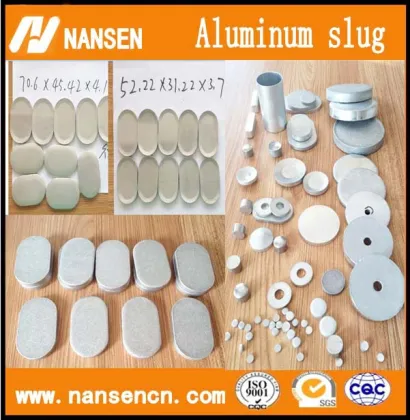 Aluminum slug slugs for cigar&handcream&toothpast tubes