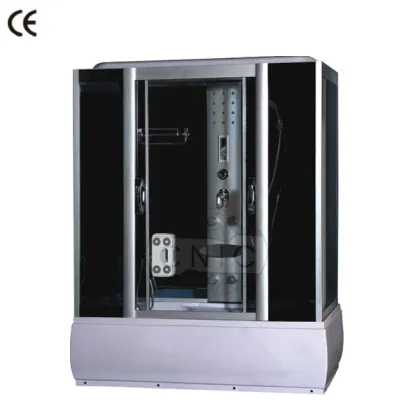 Bathroom personal computer controlled complete shower room