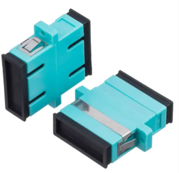 SC-SC Fiber Optic Flange - Single Mode and Multimode SC APC UPC Adapter