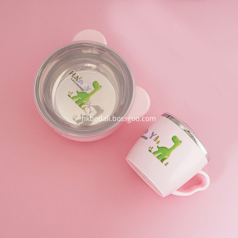 Stainless Steel Cartoon Bowl Cup