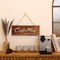 Coffee Bar Sign with Rustic Pallet Wood