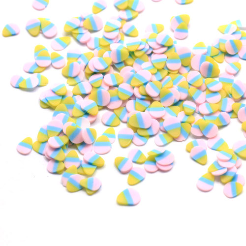 500g Ice-Cream Cone Slices Polymer Soft Clay Sprinkles For Crafts DIY Nail Art Decorations Cake Dessert Phone Accessories