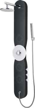 Hot Aluminum Rainfall Shower Panel Towe W/ Tub Spout Massage Jets SPA