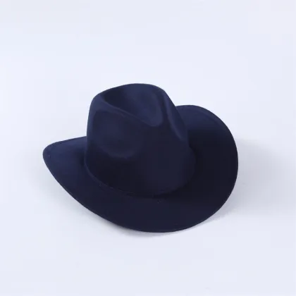 Stetson Wide Brim Fedora Hat - Fashionable Panama Felt Wool Cowboy Style