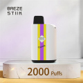 반복 가능한 일회용 vape Breze 2000 퍼프 이탈리아