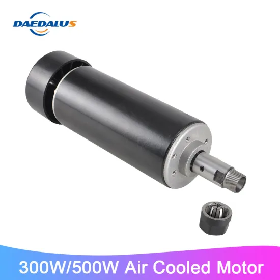 CNC Spindle 300W Air Cooled Motor 500W Spindle ER11 Machine Tool Milling Motor DC Router For Engraver Machine Tools
