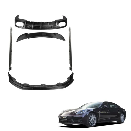Front Lip Sideskirt Rear Spoiler Diffuser Dry Carbon Fiber Body Kit for Porsche Panamera 971