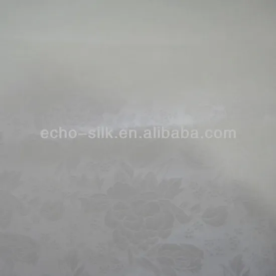 2014chinese 100% silk satin jacquard brocade fabric