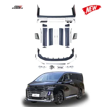 GBT Convert Kits 2024: Vellfire ANH40 to Modellista Bumper Lips and Day Running Lights for 2023-On Vellfire 40 Model Facelift