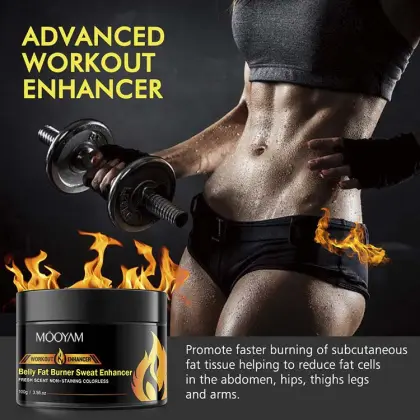 Sweat Cream Fat Burn Gel for Belly Shaping Slimming Workout Enhancer