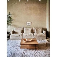 Stylish Cotton Linen Fabric Sofa