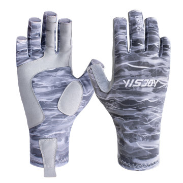 Summer UPF50+ Spandex Fishing UV Sun Gloves
