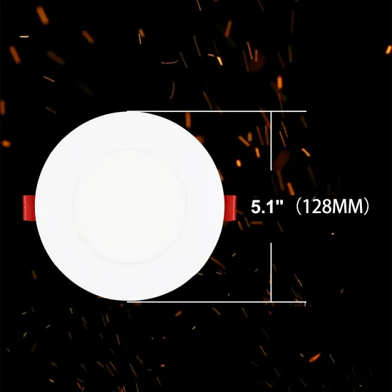 IC Rated Waterproof 4-6 Inch Slim Fire Rated 5CCT Tunable LED Recessed Pot Light