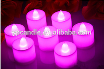 Pink Flicker LED Tealight Candle