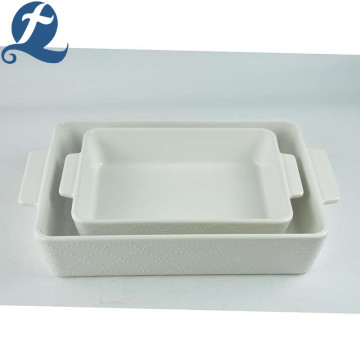 Bandeja para hornear rectangular de estilo de moda popular de venta caliente