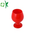 Bicchiere in silicone personalizzato Bicchiere da vino per coppa