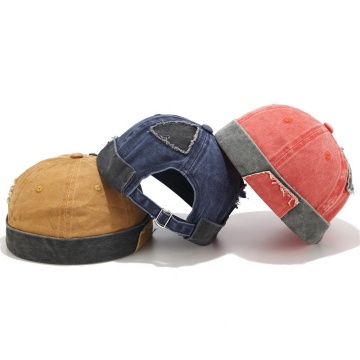 Baseballkappe von Custom Randless Sailor - 100% Baumwolle, Stein gewaschen, Multi -Farben, Unisex