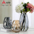 Vase de fleurs en verre de forme spéciale Vase en verre soufflé par bouche