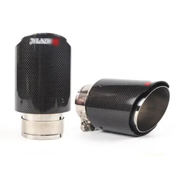 SHUNCHI Universal Stainless Steel AK Type Carbon Fiber Exhaust Muffler Tip