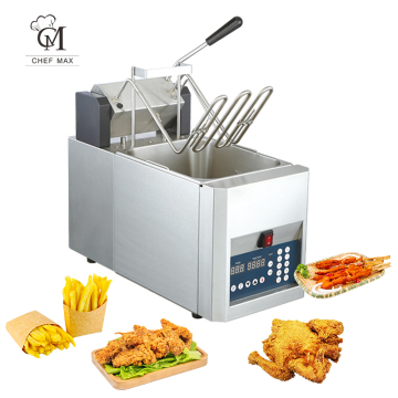 Chefmax Commercial Single Cylinder Electric Lift-Up Fried Furnace Deep Fryer