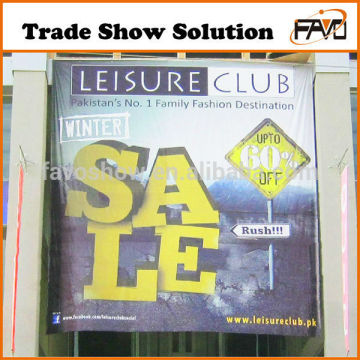 550D Black Backside Vinyl Hanging Banner
