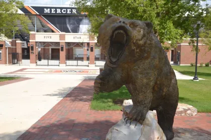 hot sale garden decor outdoor bronze bear sculptures