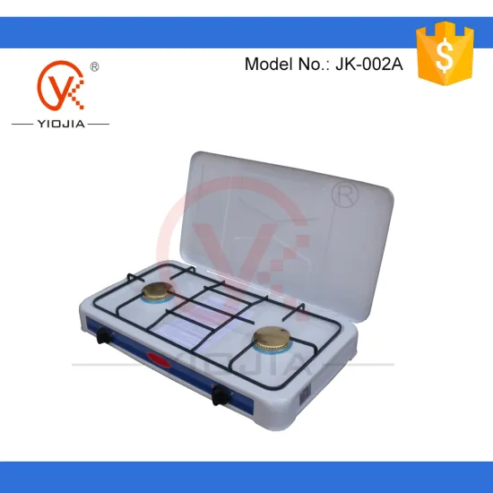 Camping Gas Stove With Two Burners with cover