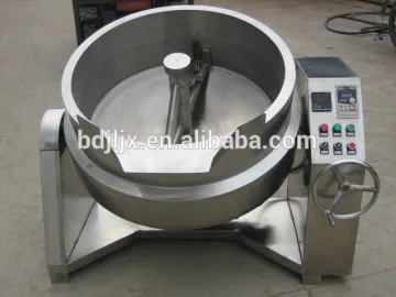 ndustrial steam cooking pot with mixer