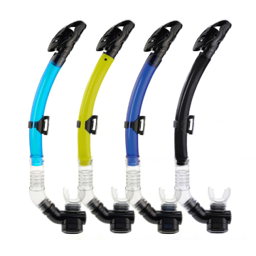 Wholesale Custom Logo Silicone Snorkel Diving Breathing Tube