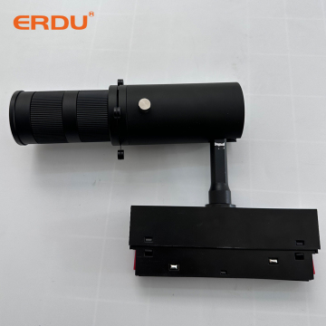 ERDU 48V LED Magnetic Track Light - Dimmable, Zoomable, Smart Tuya App Controlled Museum Track Spotlight