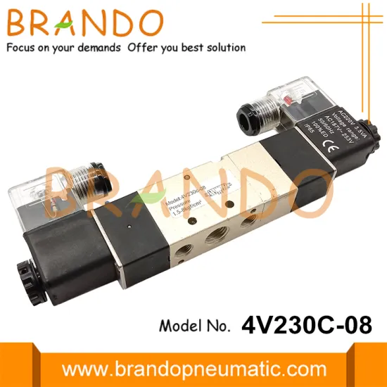 4V230C-08 AirTAC Type 1/4'' Pneumatic Control Solenoid Valve