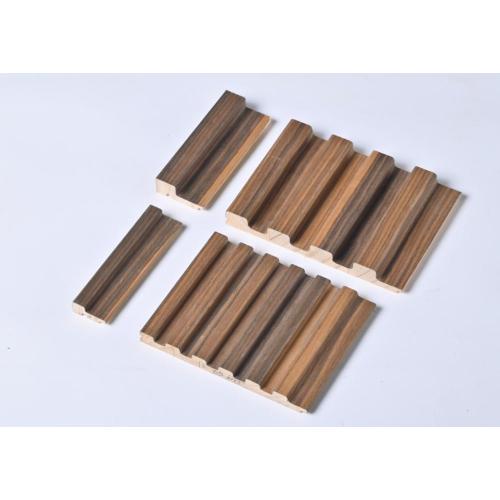 Popular waterproof wood grain fluted panel