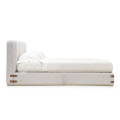 Marco moderno de cama individual de madera