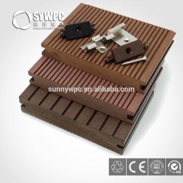 Waterproof WPC Decking PE Composite Decking, Decking with Accessories